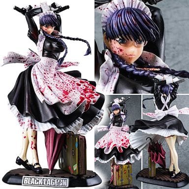 ロベルタ 血まみれリペイント ブラックラグーン ポリストーン製 フィギュア Amazon | BLACK LAGOON ロベルタ -血まみれver.- 1/6スケール ポリ