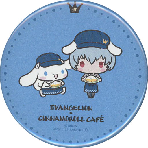 エヴァンゲリオン シナモロールカフェ 綾波レイ 缶バッジ 28個 エヴァとシナモロールカフェ新宿店のコラボイベントが1月23日（土