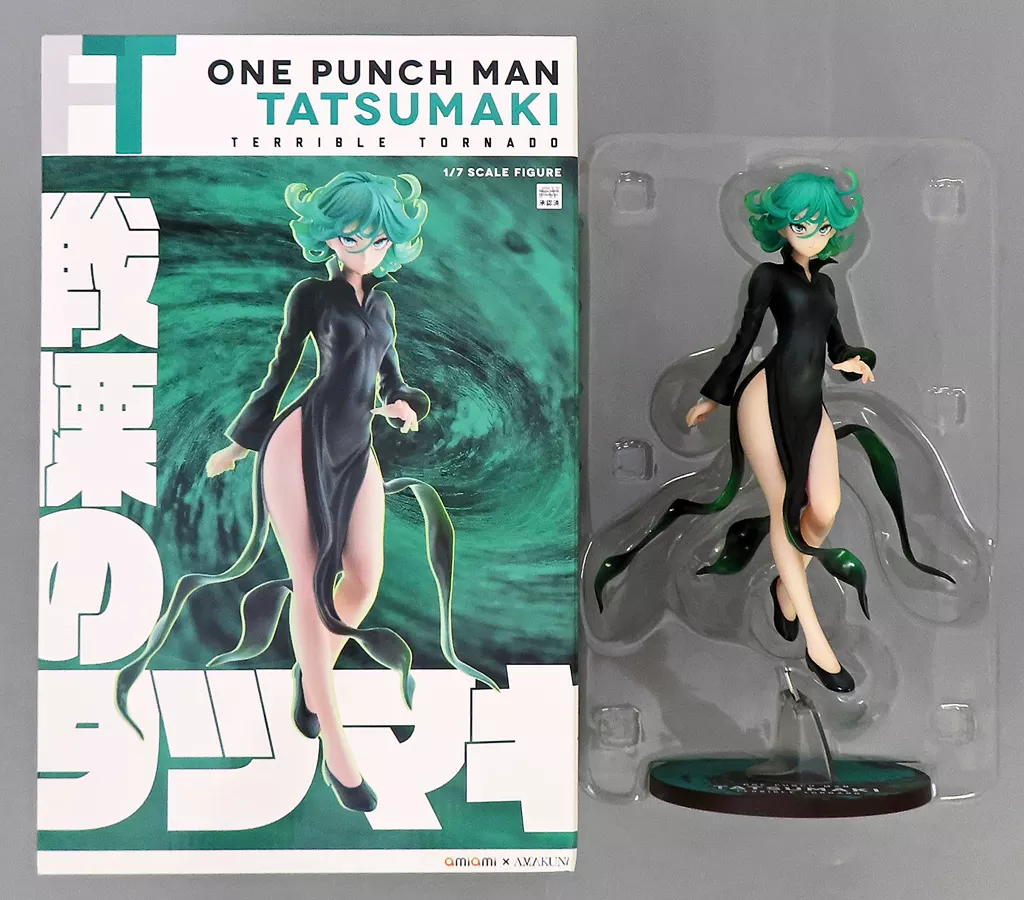 戦慄のタツマキ 1/7 完成品フィギュア あみあみ×amakuni FIG]あみあみ限定 戦慄のタツマキ ワンパンマン 1/7 完成品 フィギュア