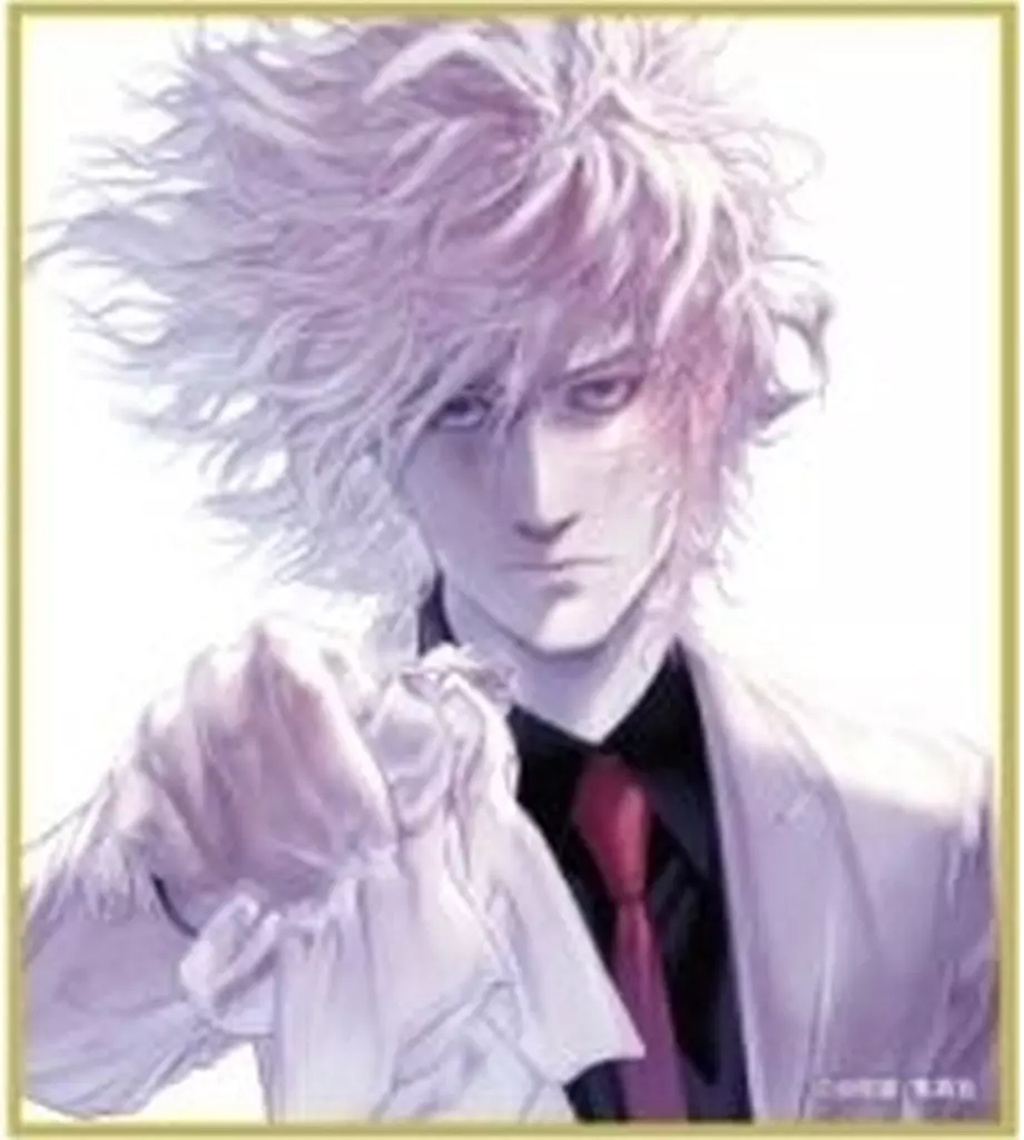 嘘喰い　斑目貘　ミニ色紙 駿河屋 -<中古>10.斑目貘 「嘘喰い ミニ色紙コレクション」（紙製品