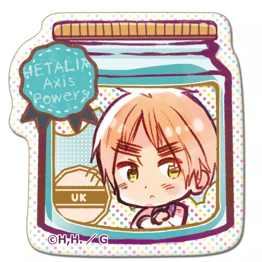 駿河屋 - 【買取】イギリス 「ヘタリア Axis Powers ぷくっとバッジ