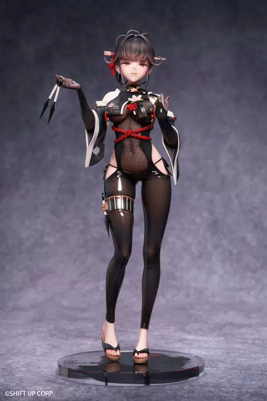勝利の女神：NIKKE サクラ 黒夜密行 1/7 完成品フィギュア Amazon.co.jp: 『勝利の女神：NIKKE サクラ-黒夜密行』豪華版 1/7