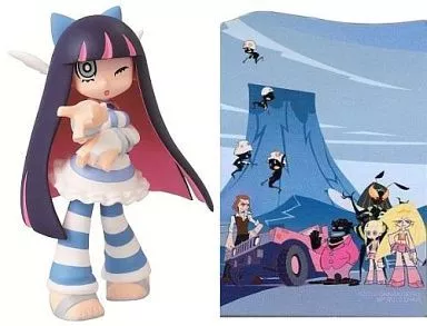 コンプ 一番くじ パンティ&ストッキング with ガーターベルト F賞セット 一番くじ F賞 ニーソックス パンティ＆ストッキングwithガーターベルト