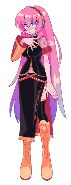 イラスト「巡音ルカ立ち絵」