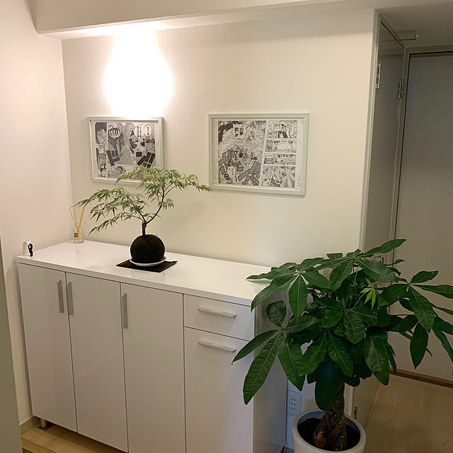 ニトリ シューズボックス(サンレモ2 120L WH) - 通販 | 家具と