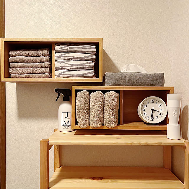 無印良品 壁に付けられる家具 長押88 3個 : 無印良品 無印良品 壁