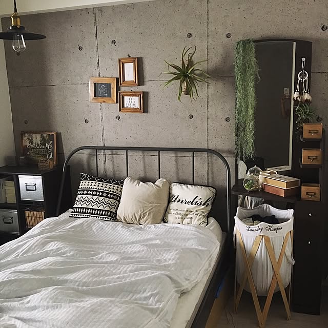 IKEA (イケア) IKEA(イケア) KOPARDAL ベッドフレーム, グレー