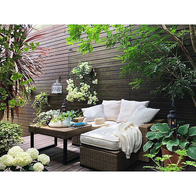 イケア SOLLERÖN ソッレローン 2人掛けモジュールソファ 屋外用 - 通販