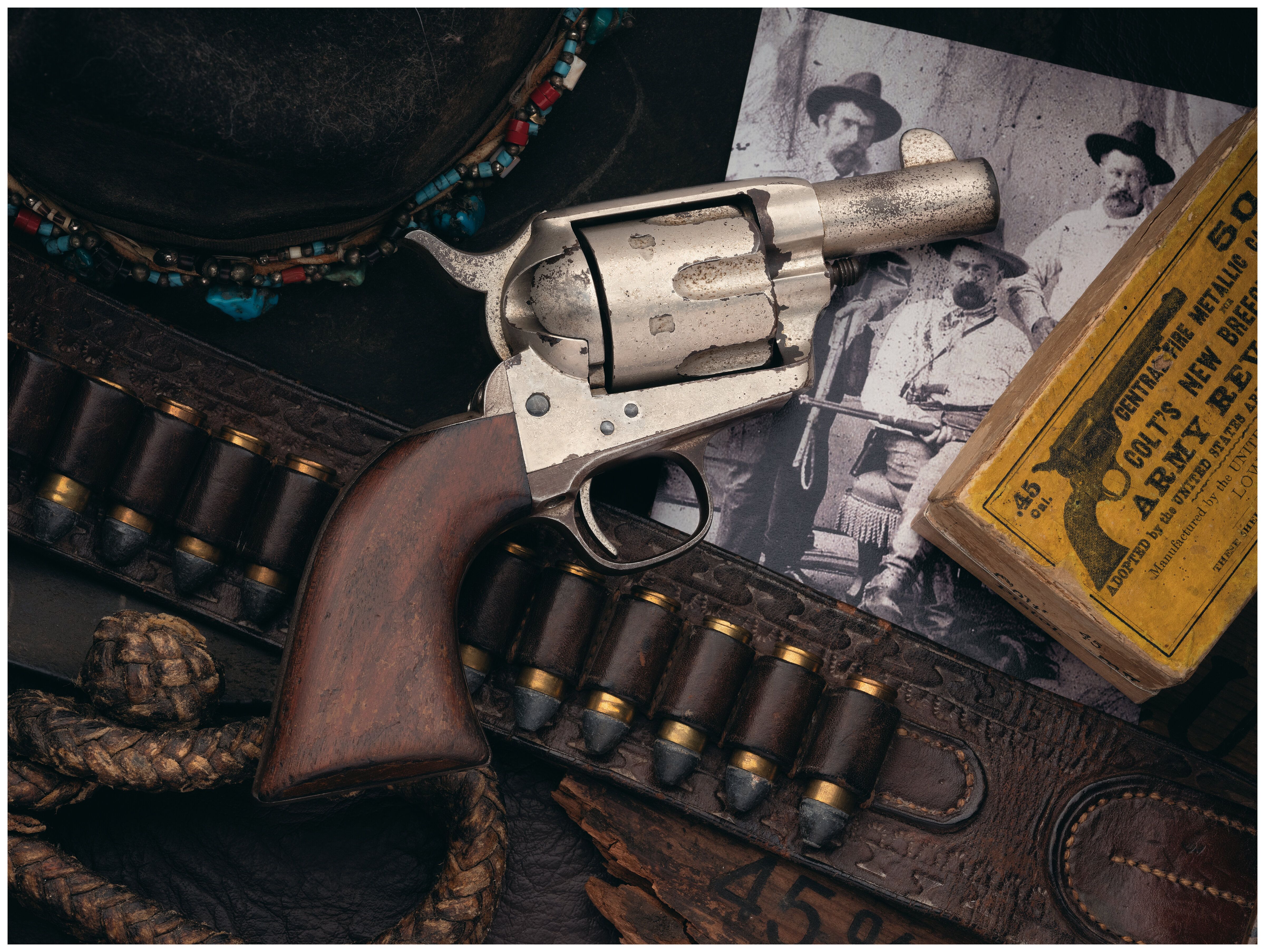 Antique Colt Sheriff's Model Single Action Army Revolver | Rock