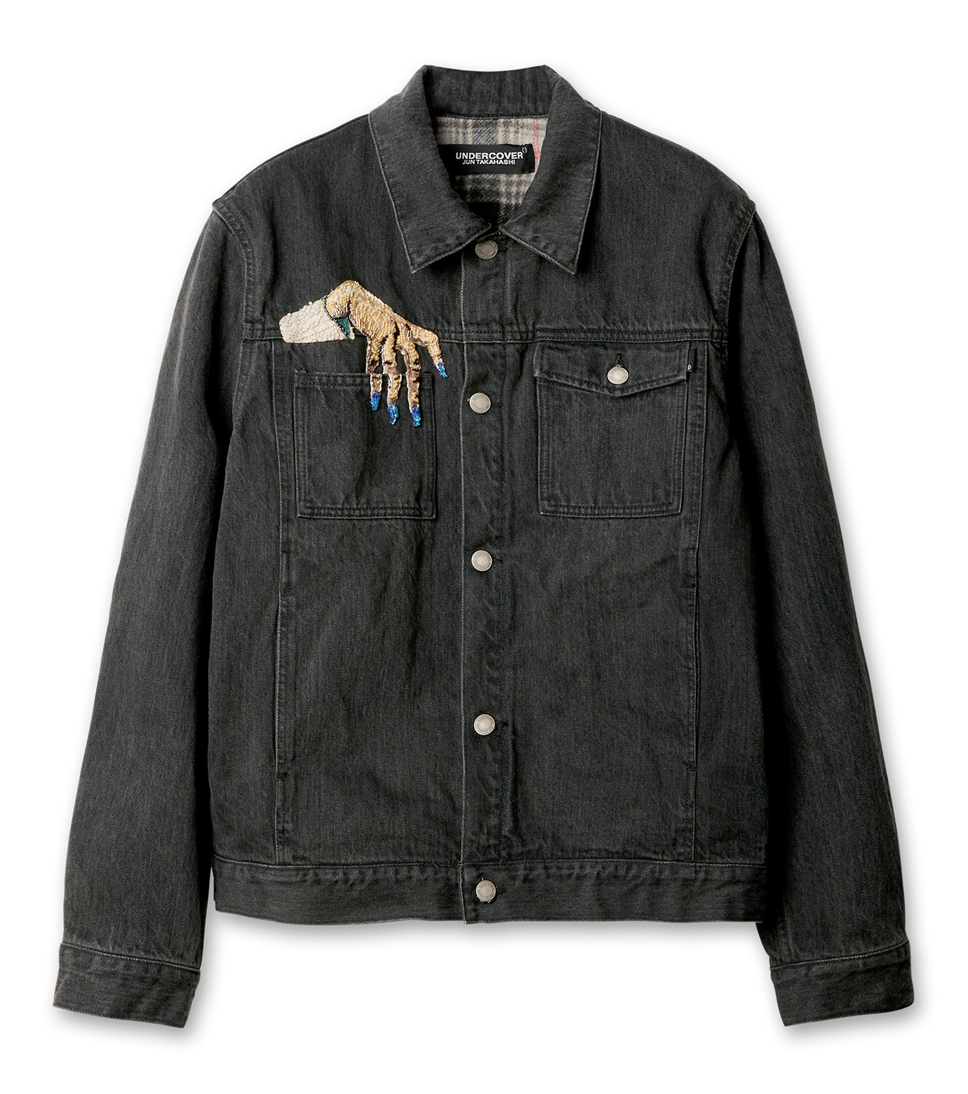 アンダーカバー - UNDERCOVER | HAND Denim Jacket-Black-3の通販