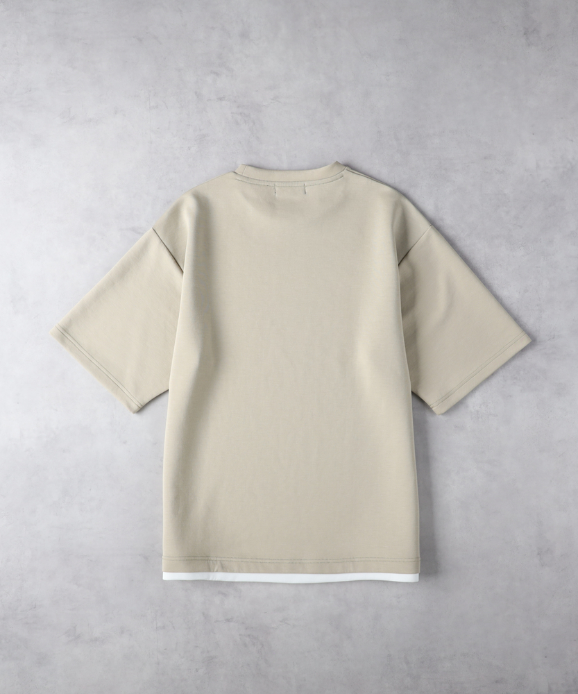 裾フェイクレイヤードTシャツ(M ブルー): トップス｜Right-on公式