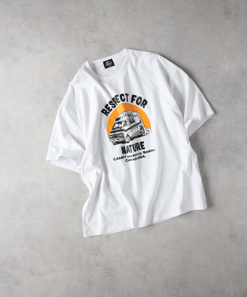 グラフィックプリントTシャツ(M ホワイト): トップス｜Right-on公式