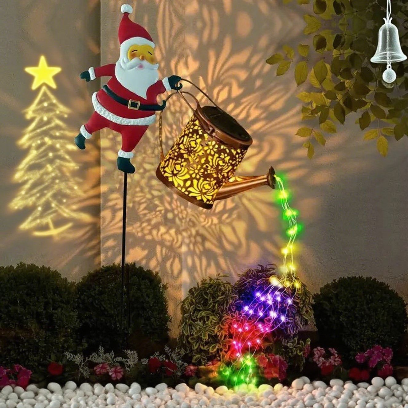 🔥Hot Sale 49% OFF🔥Christmas Solar Kettle Lights Garden Lawn