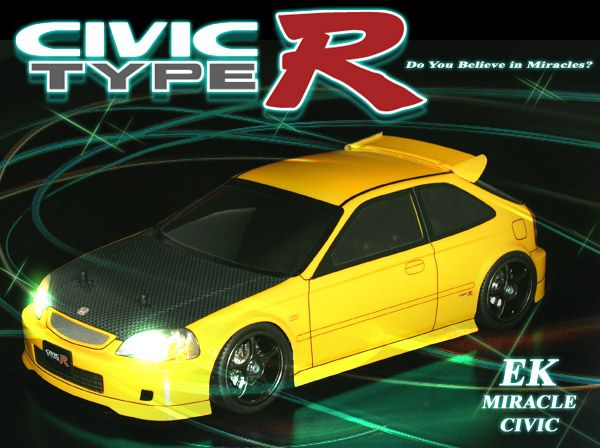 ABC Hobby / 67086 / Honda Civic Type-R (EK9) - Drifted