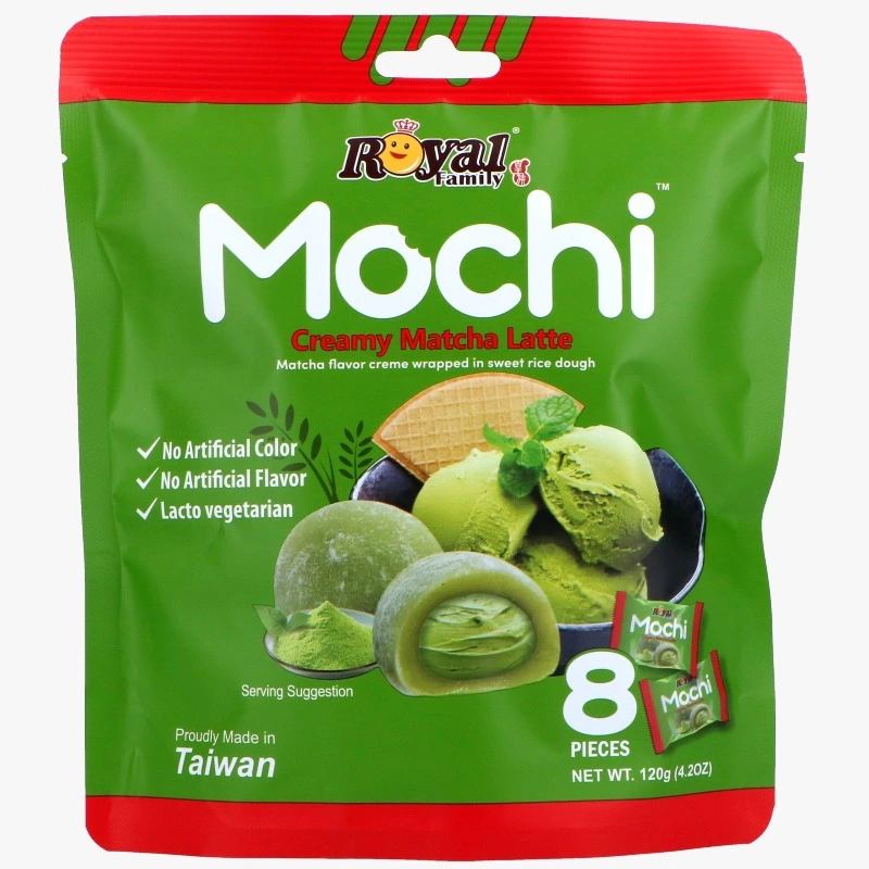 Royal Family Creamy Matcha Latte Mochi, 120g - Tjin's Toko