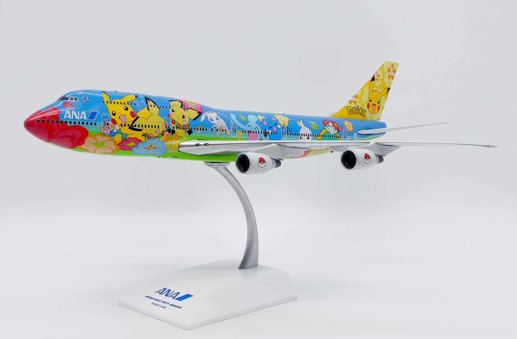 1:200 ANA All Nippon Airways Pokemon B747-400D JA8956 JC Wings