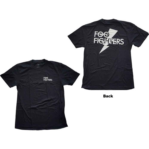 FOO FIGHTERS Flash Logo (Black) (Back Print)Tシャツ XL/Foo Fighters