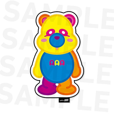 AAA展覧会 え～パンダ BIGブランケット(レインボー)/AAA