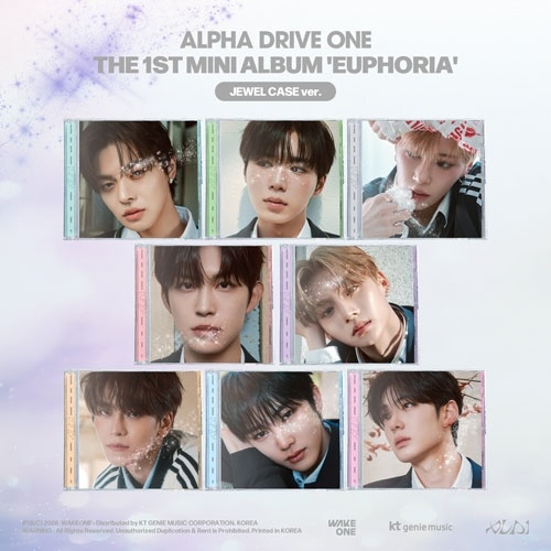EUPHORIA: 1st Mini Album (JEWEL CASE Ver.)(8種セット)＜オンライン