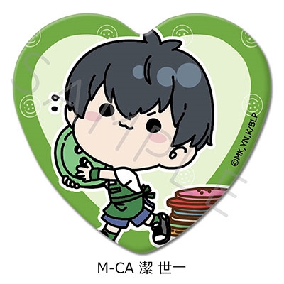 TVアニメ『ブルーロック』 ハート型缶バッジ M-CA (潔 世一)