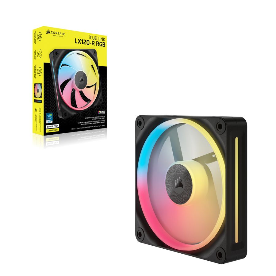 CORSAIR コルセア iCUE LINK LX120-R RGB Single Reverse Fan