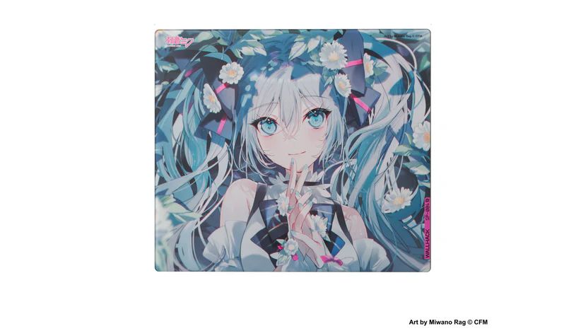WALLHACK 初音ミクコラボレーション商品 WALLHACK製ガラスゲーミング