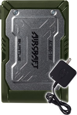 在庫限り】バートル AC360 エアークラフト専用19Vバッテリー(03-AC360