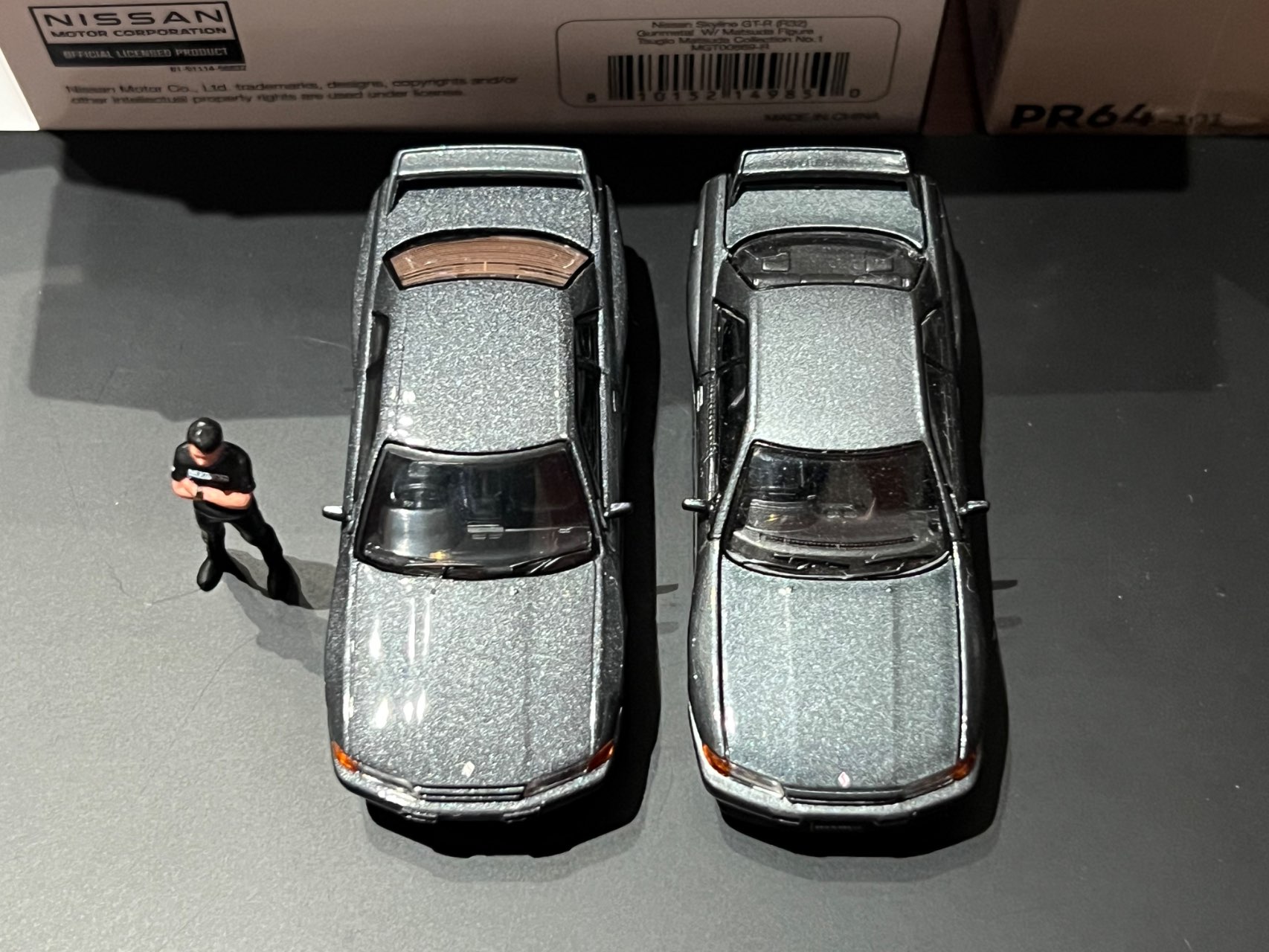 1/64 Nissan スカイライン GT-R R32 ニスモガンメタル 松田次生