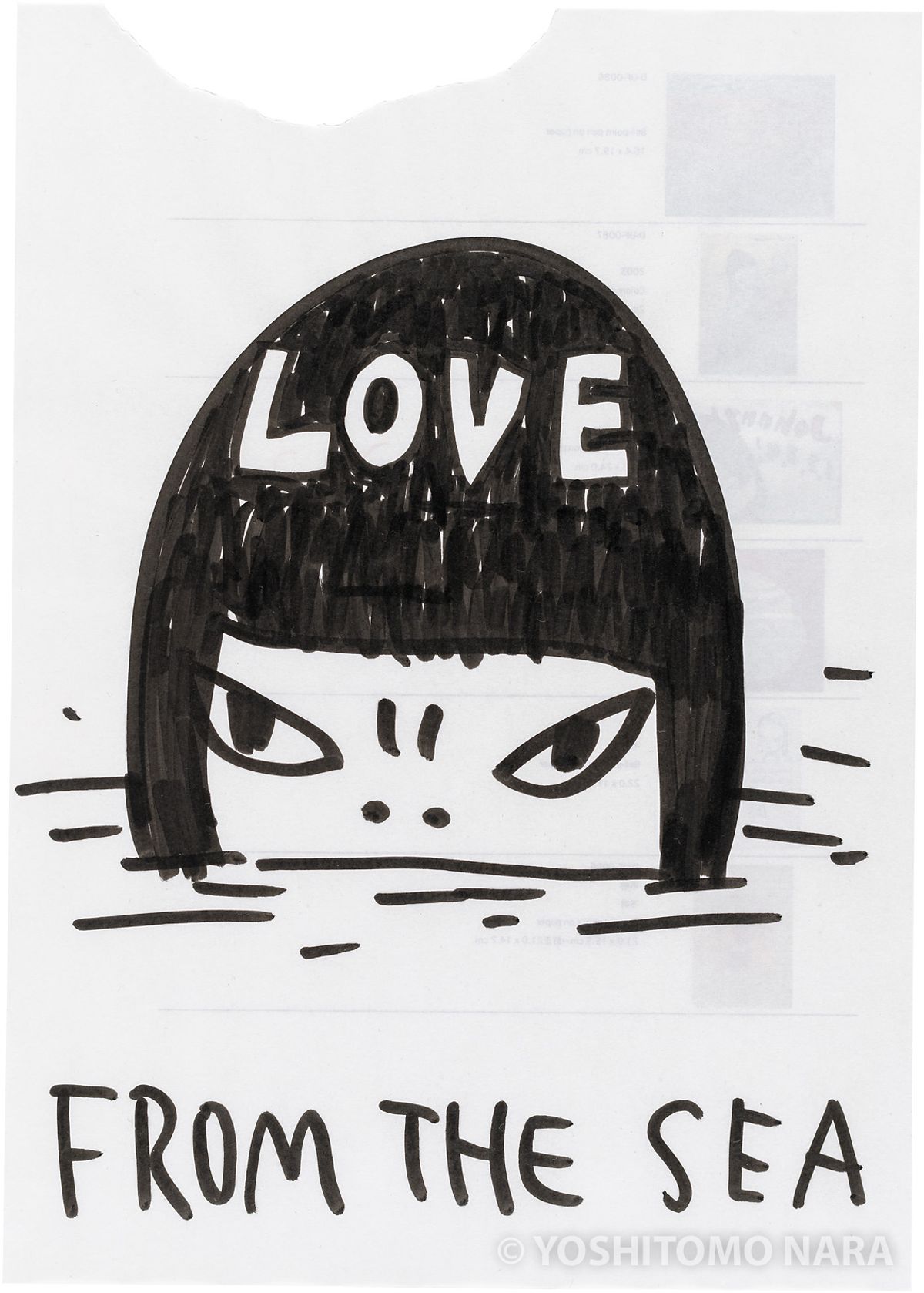 No.YNF6804 - LOVE FROM THE SEA 2020 | YOSHITOMO NARA The Works