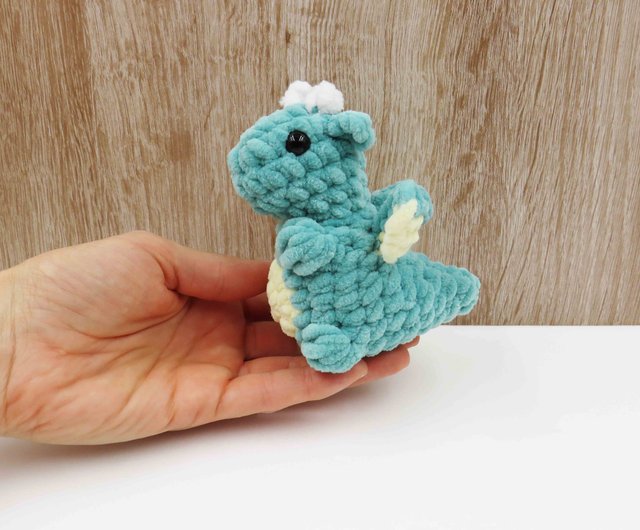 ロシア 【デジタル】かぎ針編みパターンドラゴン、PDFデジタル