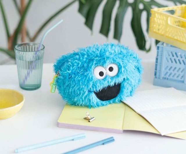 台湾 【セサミストリート】クッキーモンスター もこもこフェイス