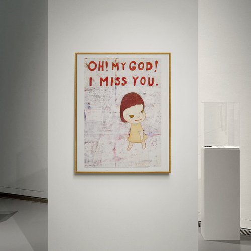 送料無料】台湾 【オリジナル】奈良美智 OH! MY GOD! I MISS YOU