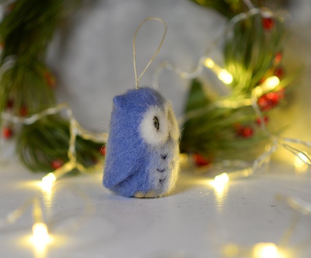 ロシア クリスマスフクロウのおもちゃ、フクロウ愛好家へのギフト