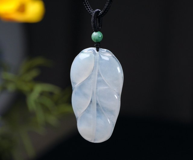 送料無料 40%OFF】台湾 氷種白翡翠の葉 | 天然ミャンマー産A貨