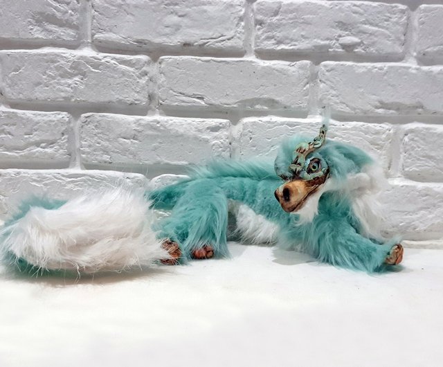 送料無料】ロシア ドラゴンアートドール、OOAKアニマルリアル