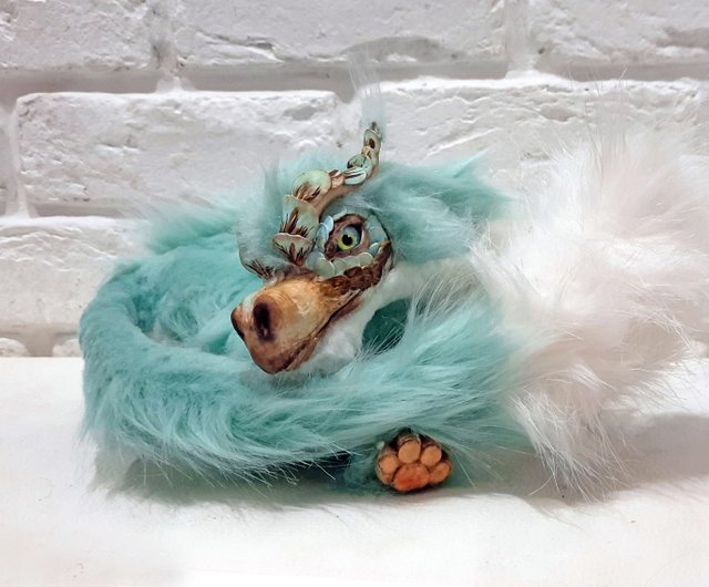 送料無料】ロシア ドラゴンアートドール、OOAKアニマルリアル