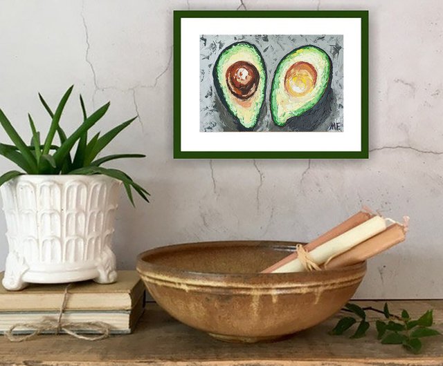 タイ アボカド絵画フルーツオリジナルアート食品アートワーク野菜