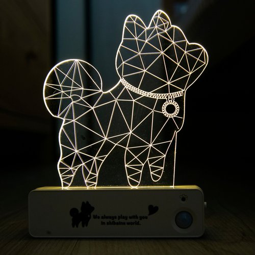 台湾 柴犬大学ジングルチャイ自動センサー壁ランプ USB 充電センサー