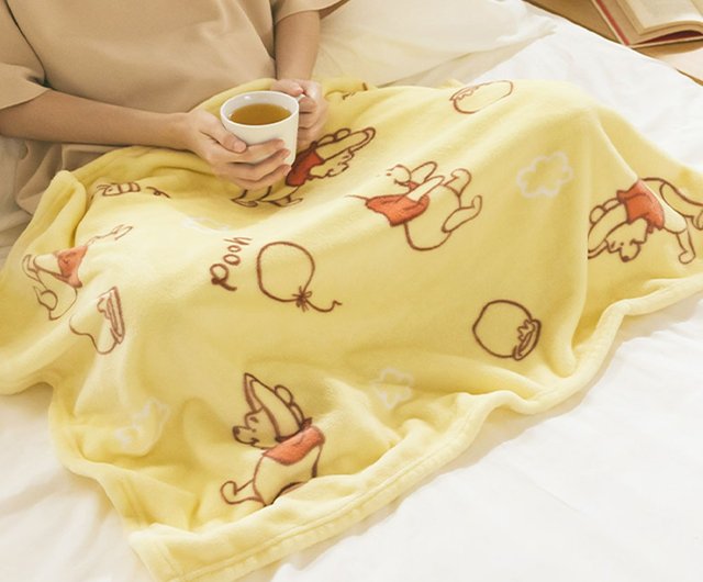 台湾 ディズニー くまのプーさんブランケット タンブルエアコン