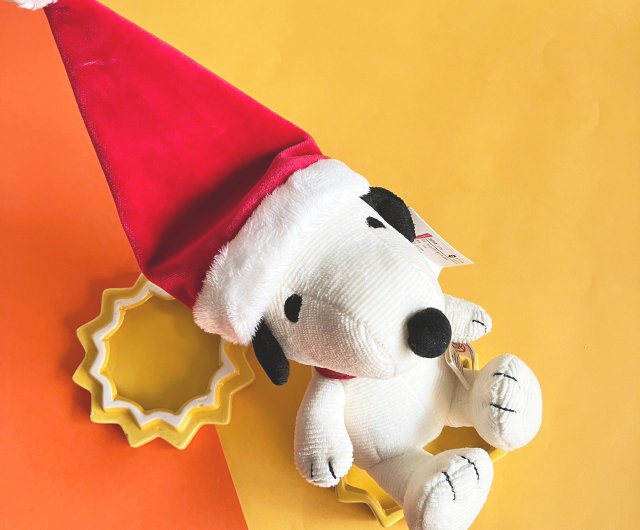 台湾 BON TON TOYS スヌーピー ぬいぐるみ - クリスマス ドッグ 17cm