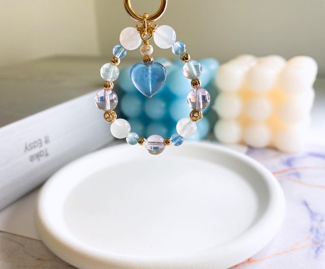 台湾 海沫 アクアマリン アメジスト ムーンストーン クリスタル 天然石