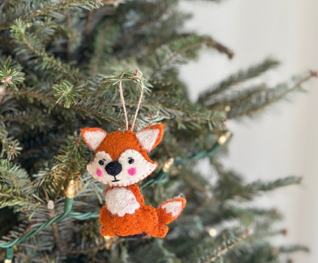 台湾 クリスマスツリー オーナメント 5 セット 森の動物 クリスマス