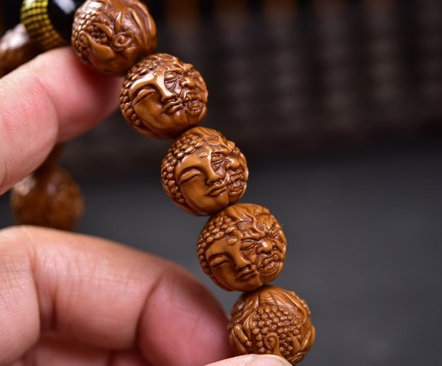 5%OFF】高級品 猴头核桃（ホウトウクルミ）文玩ブレスレット「一念之間