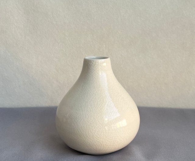 台湾 花入 花瓶 陶芸 手作り陶器 ツーもち-陶磁器 - Pinkoi