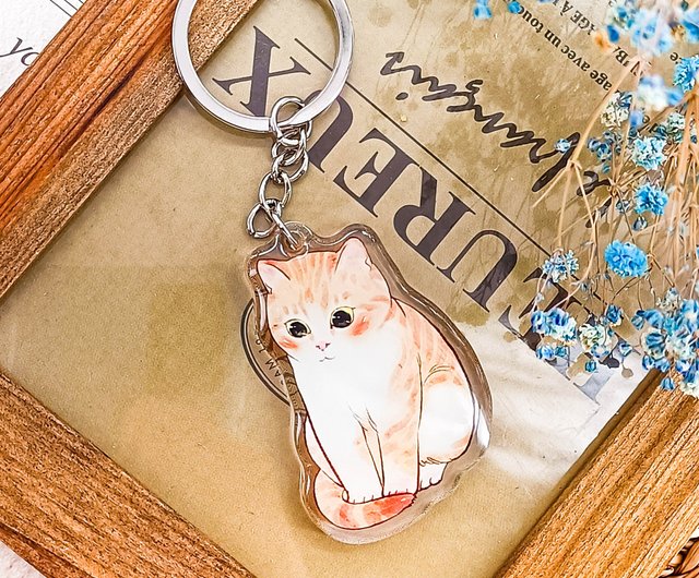 台湾 茶トラ猫 C/キーホルダー ill-timing2019 - Pinkoi