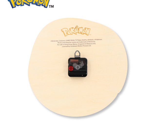 香港 ポケモン木製壁掛け時計ポケモンピカチュウオフィス用品 チーム