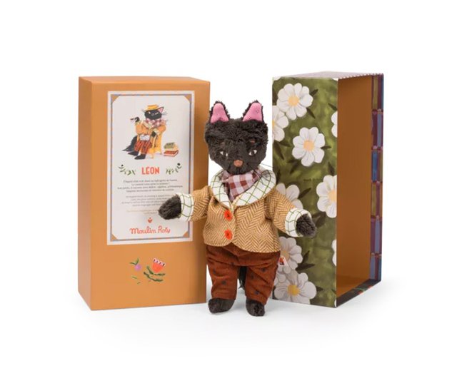 台湾 フランスのムーラン・ロティ ミヌッチャシリーズ 子猫レオン人形