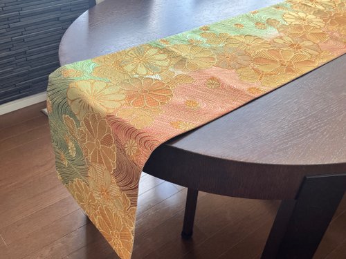 西陣織 着物 帯 テーブルランナー NTR005 Japanese style by C