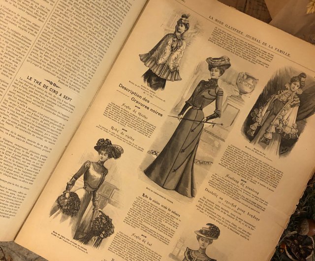 台湾 フランスの100年続くファッション雑誌「La Mode Illustrée」の