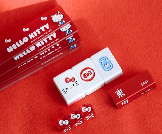台湾 まちゅ×ハローキティ 合同麻雀セット MACHILL - Pinkoi